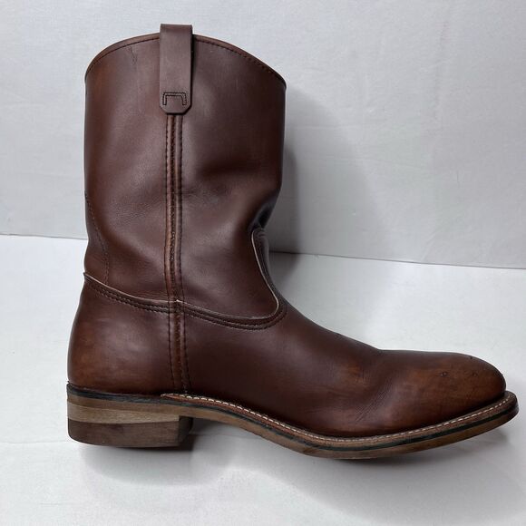 Red Wing 2265 Pecos Steel Toe Leather USA Nailseat Work Boots Men's Size 14B - Picture 11 of 16